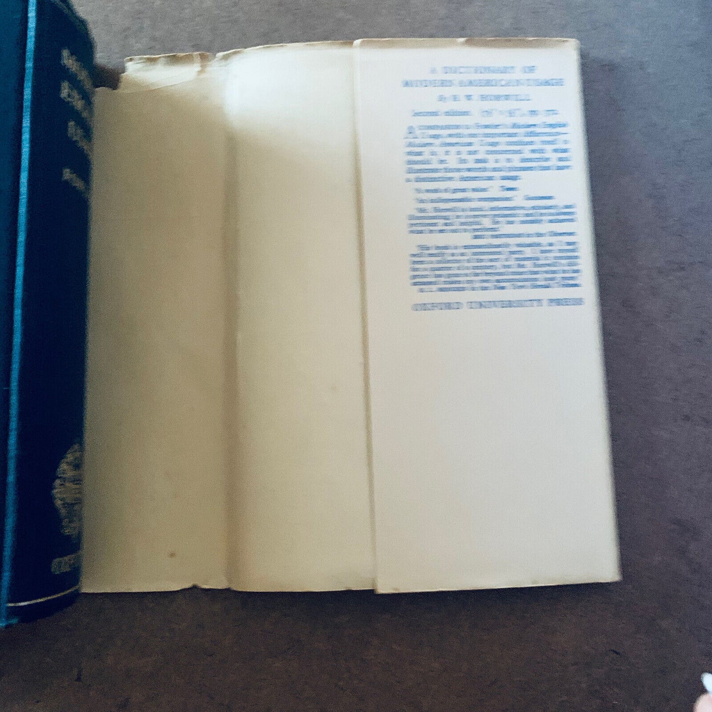 HC Book A DICTIONARY OF MODERN ENGLISH USAGE H W Fowler DJ 1958 Words Language