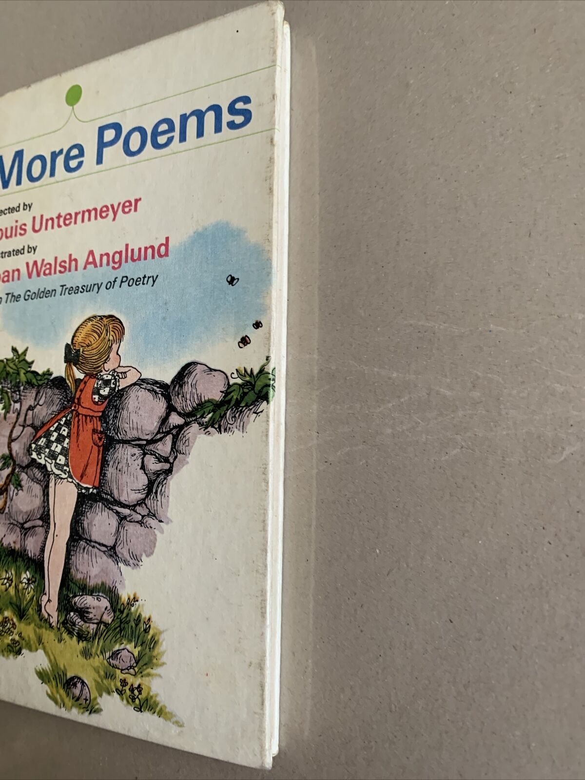 HC Book 1959 USA MORE POEMS By Louis Untermeyer Illustrated By Anglund Vtg Small