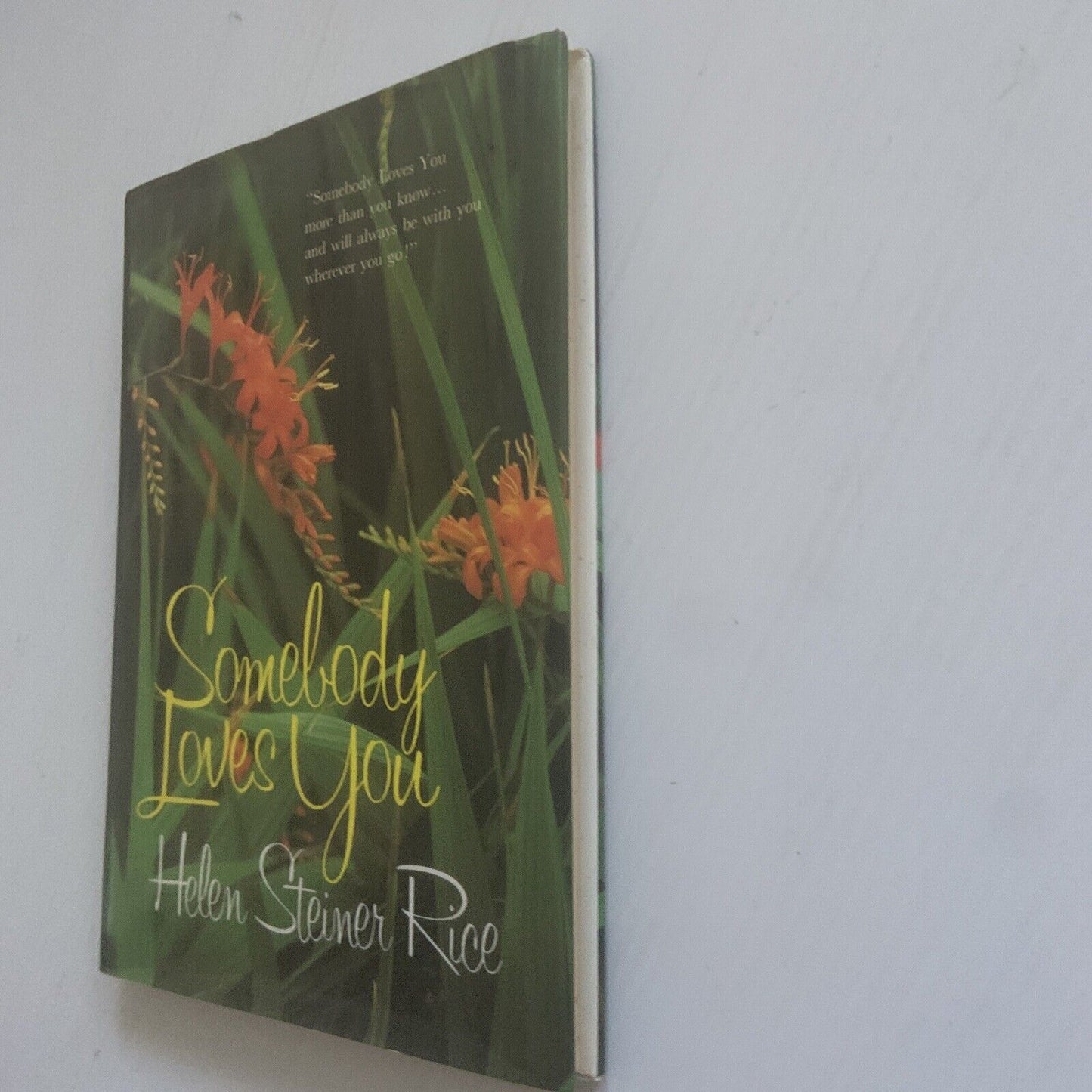 HC Book SOMEBODY LOVES YOU By Helen Steiner Rice Poetry 1983 Reprint Vintage DJ