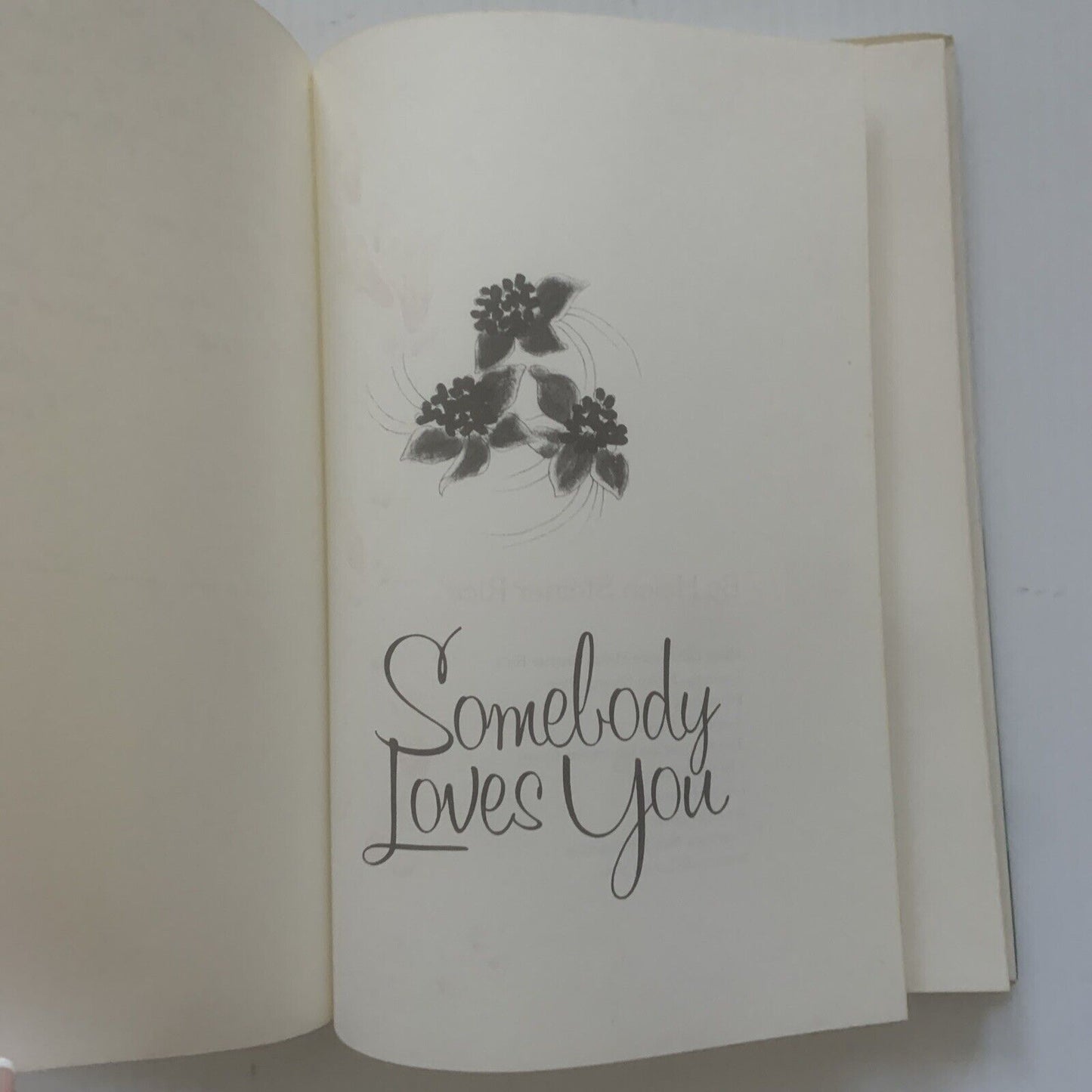HC Book SOMEBODY LOVES YOU By Helen Steiner Rice Poetry 1983 Reprint Vintage DJ