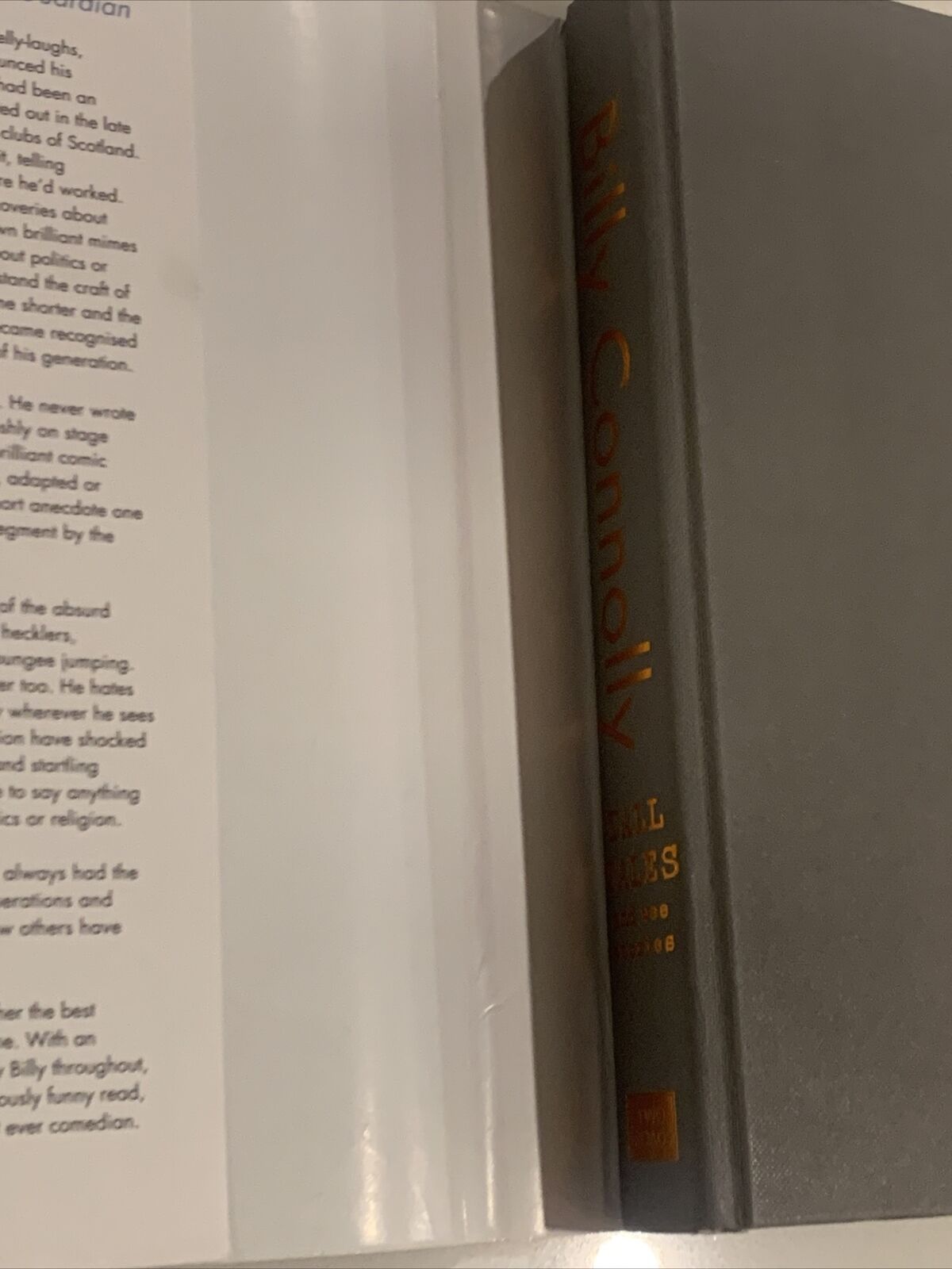 HC Book TALL TALES and WEE STORIES by Billy Connolly DJ 2019 1st Edition