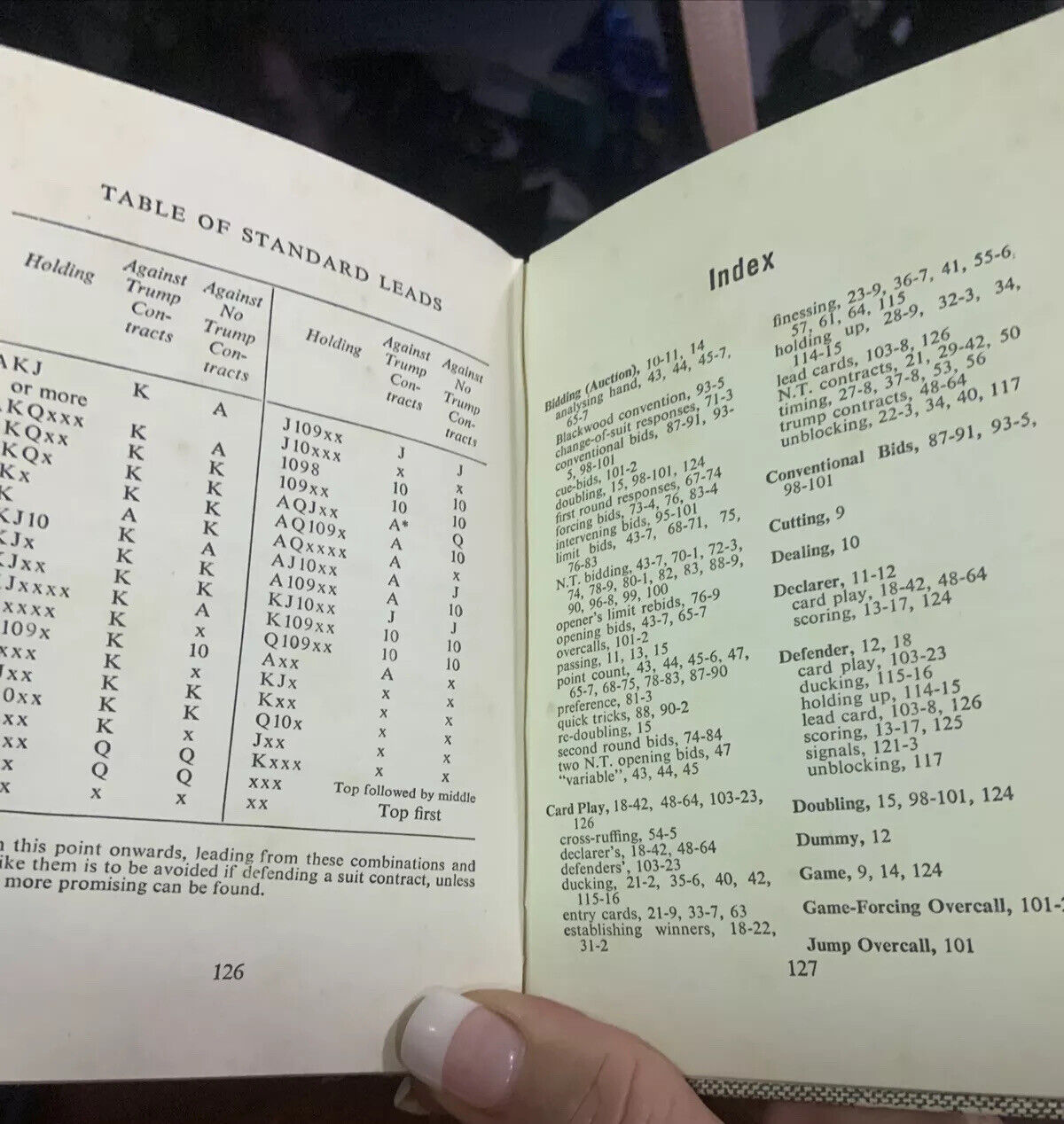 HC Pocket Book Vintage 1965 CONTRACT BRIDGE Ben Cohen Rhoda Barrow Card Game