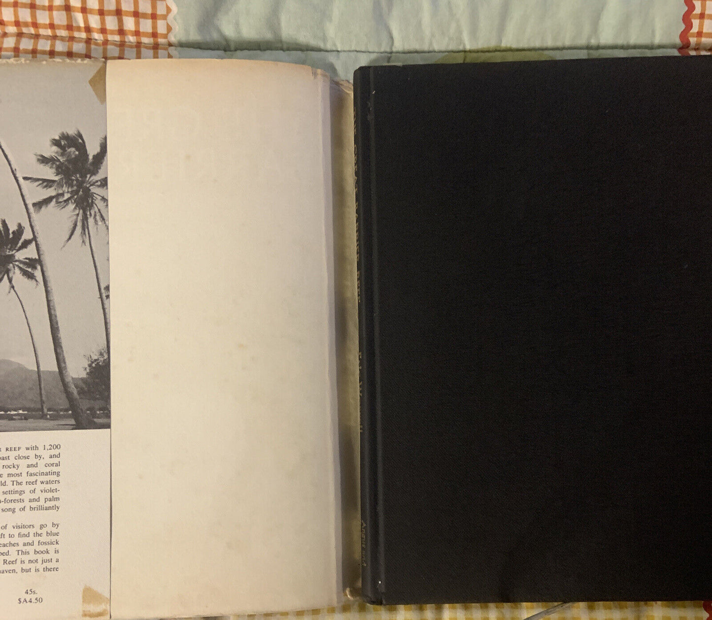 HC Book 1966 THE GREAT BARRIER REEF Eric Worrell LG DJ Inscription Rare Vintage