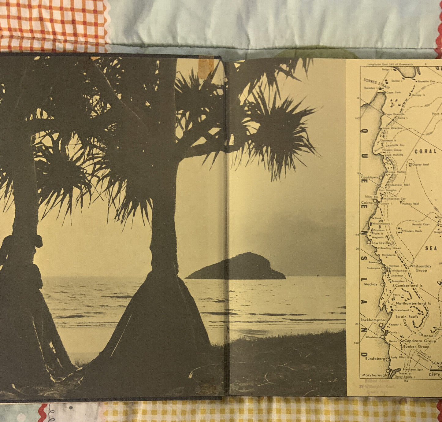 HC Book 1966 THE GREAT BARRIER REEF Eric Worrell LG DJ Inscription Rare Vintage