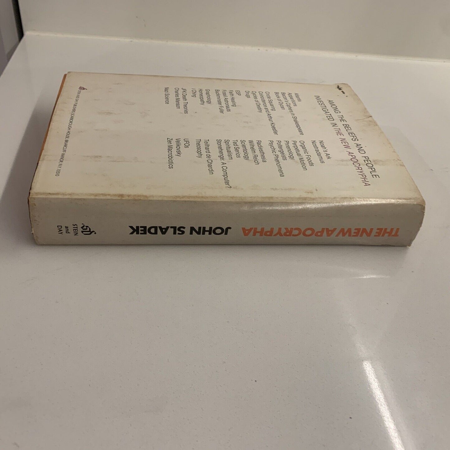 HC Book THE NEW APOCRYPHA Strange Sciences and Occult Belief DJ 1973 John Sladek