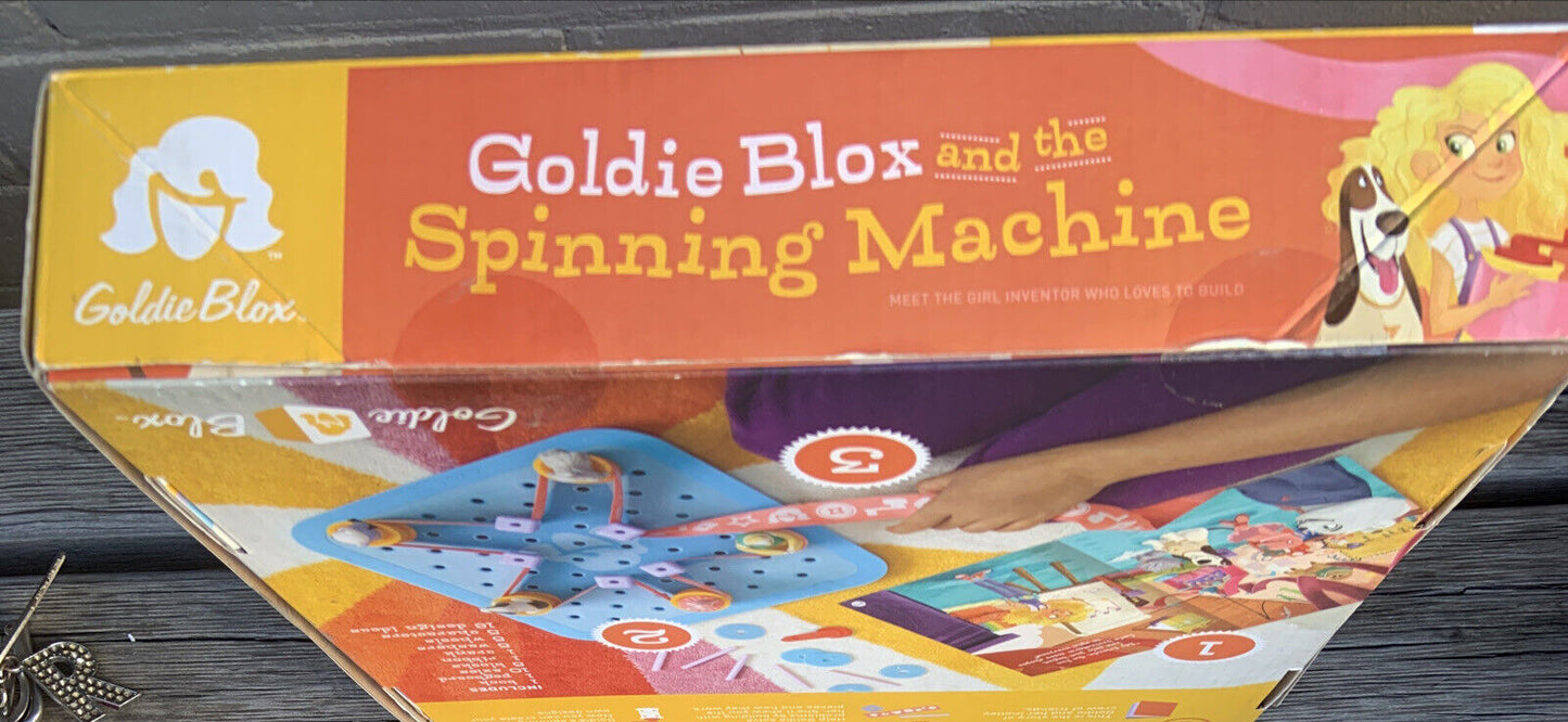 Goldie Blox & The Spinning Machine Girl's Engineering Activity Read & Build NEW