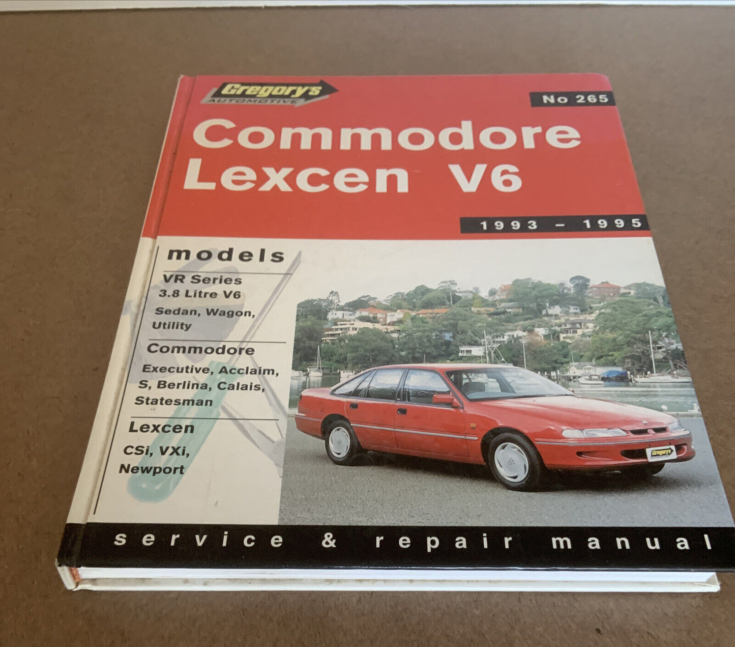 Gregorys SP No 265 HOLDEN COMMODORE LEXCEN V6 1993 1995 Service & Repair Manual