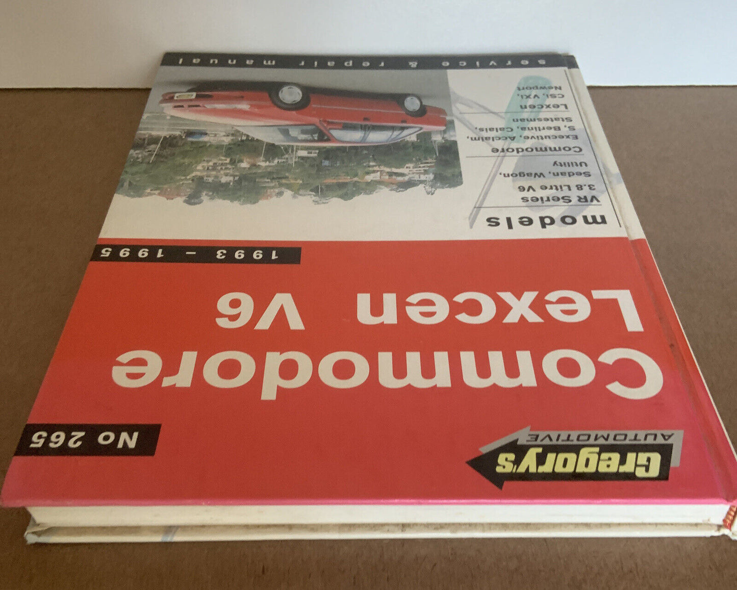 Gregorys SP No 265 HOLDEN COMMODORE LEXCEN V6 1993 1995 Service & Repair Manual