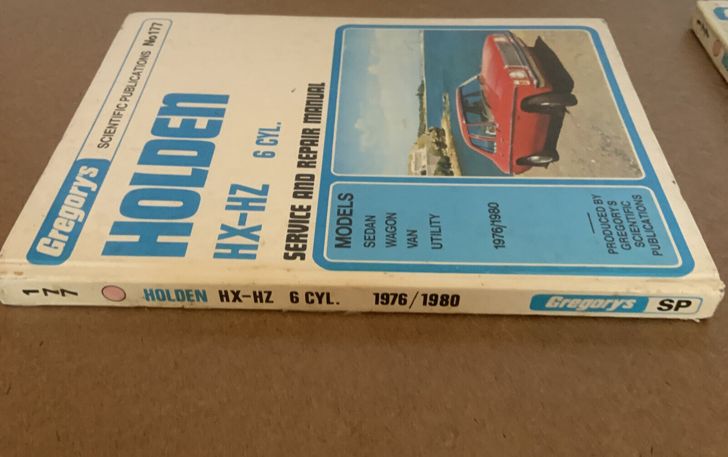 HC Gregorys HOLDEN  HX-HZ 6CYL 1976  1978 All Models Service Repair Manual No177