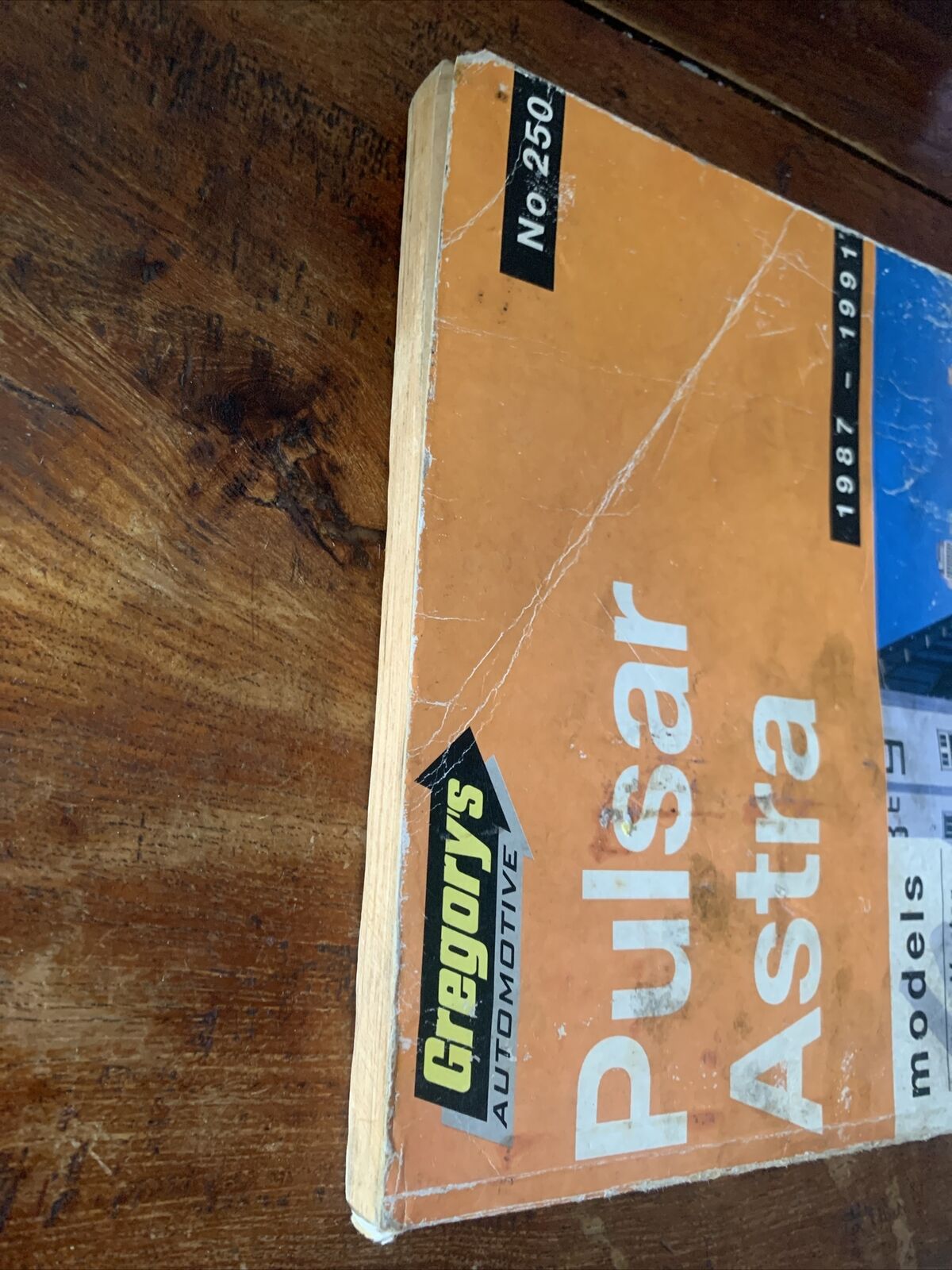 PB PULSAR ASTRA 1987 1991 Gregorys Service & Repair Manual No250 Vector 2001 Car