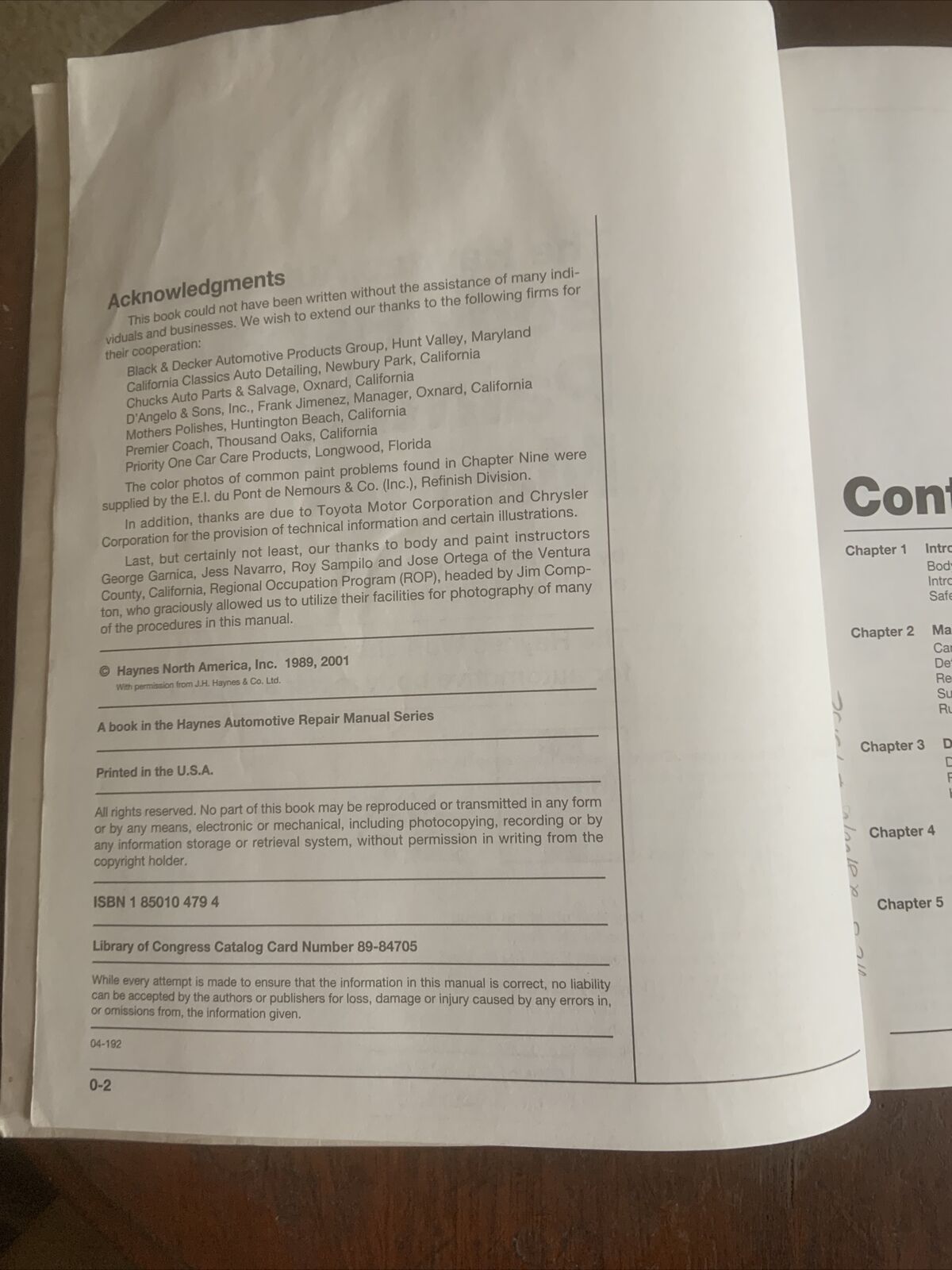 PB HAYNES TECHBOOK 10405 Automotive Body Repair & Painting Manual Car