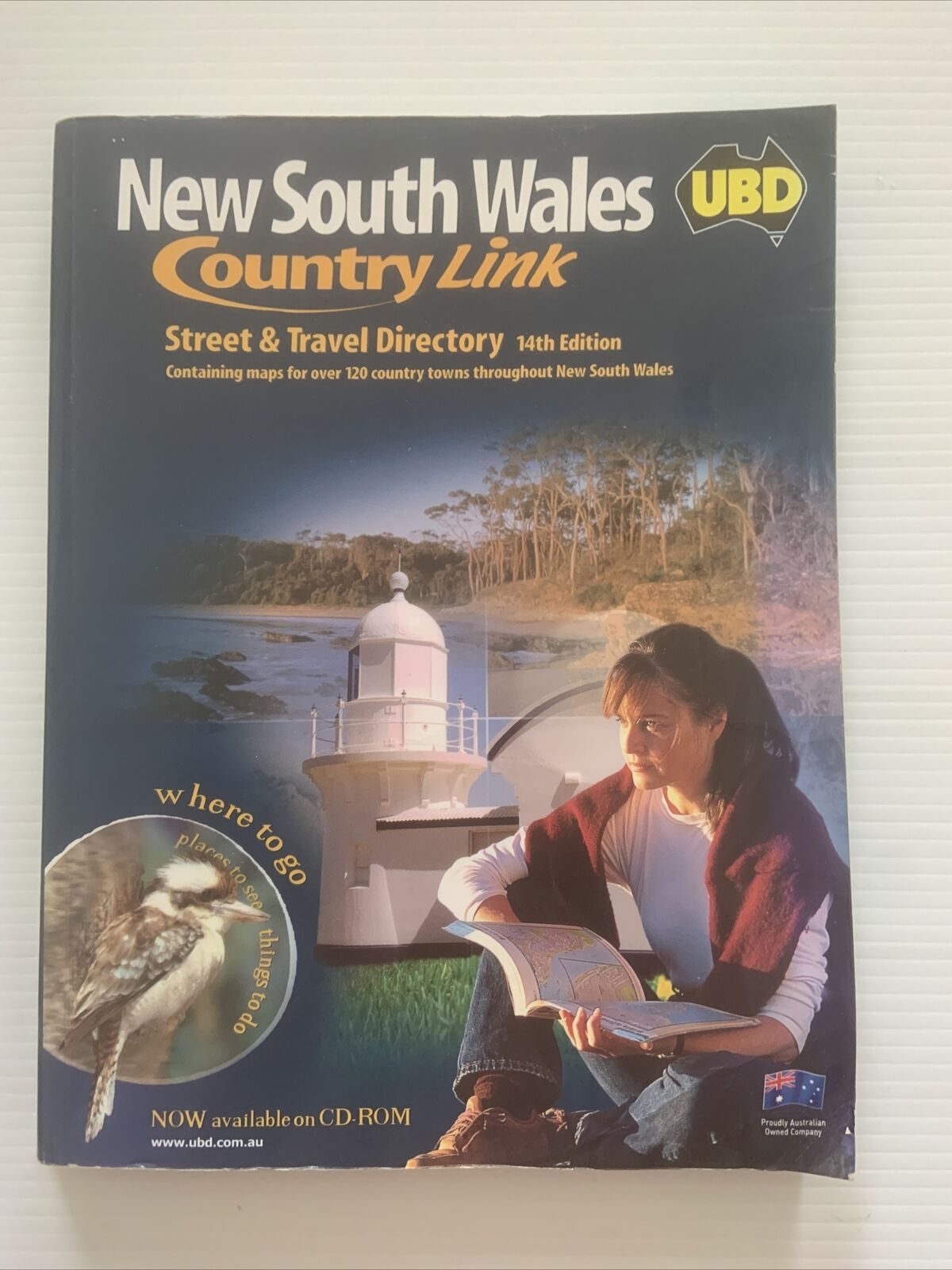 PB New South Wales COUNTRY LINK UBD Street Travel Directory 14th Ed 2002 Map NSW