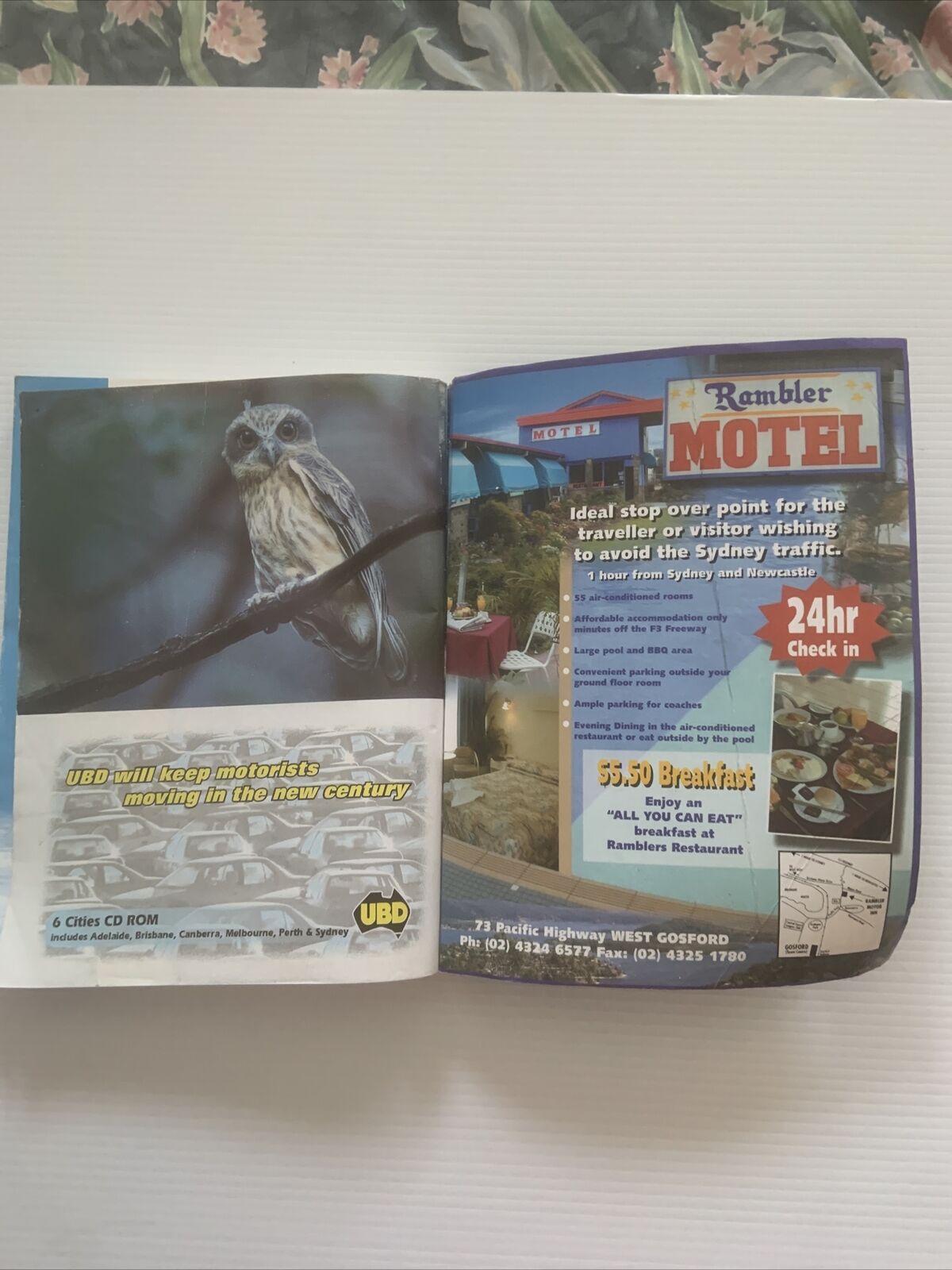 PB New South Wales COUNTRY LINK UBD Street Travel Directory 14th Ed 2002 Map NSW