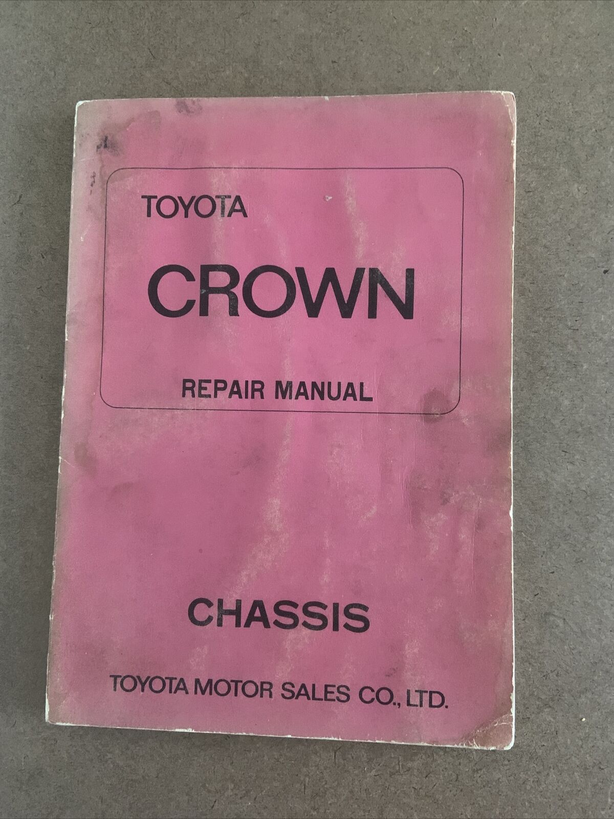 PB Toyota CROWN Chassis REPAIR MANUAL suit Owner for Car Service & Maintenance