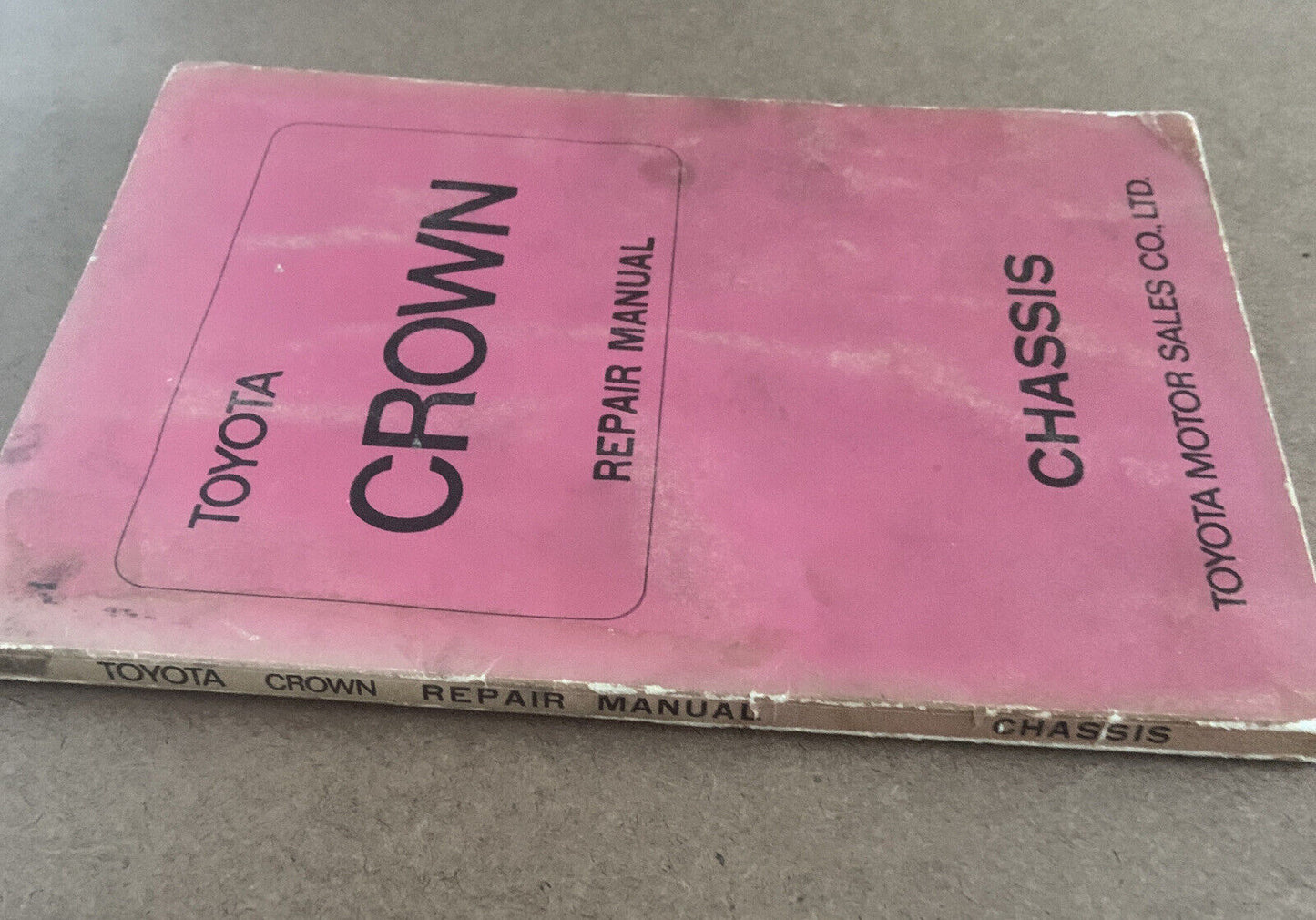 PB Toyota CROWN Chassis REPAIR MANUAL suit Owner for Car Service & Maintenance