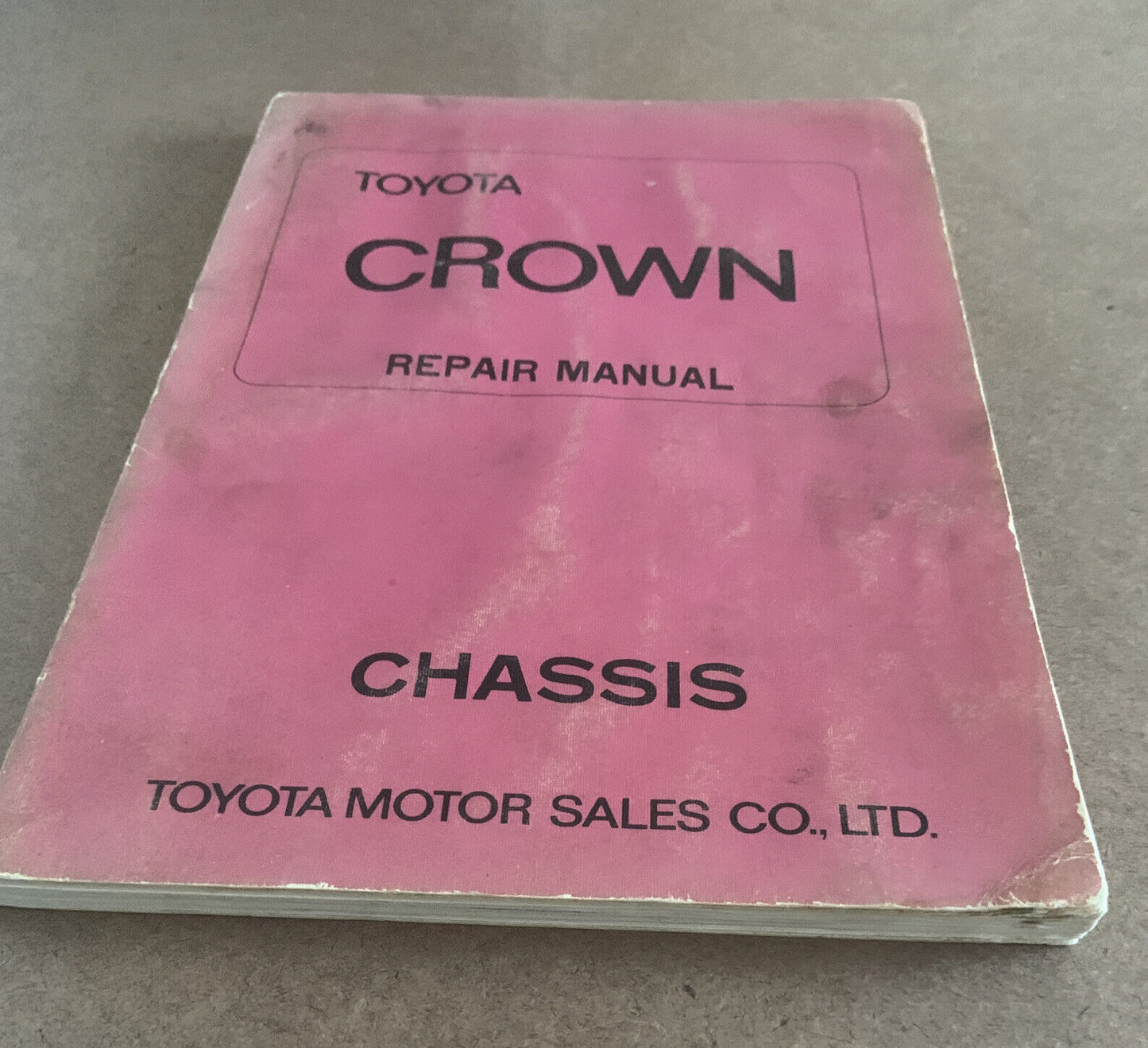 PB Toyota CROWN Chassis REPAIR MANUAL suit Owner for Car Service & Maintenance
