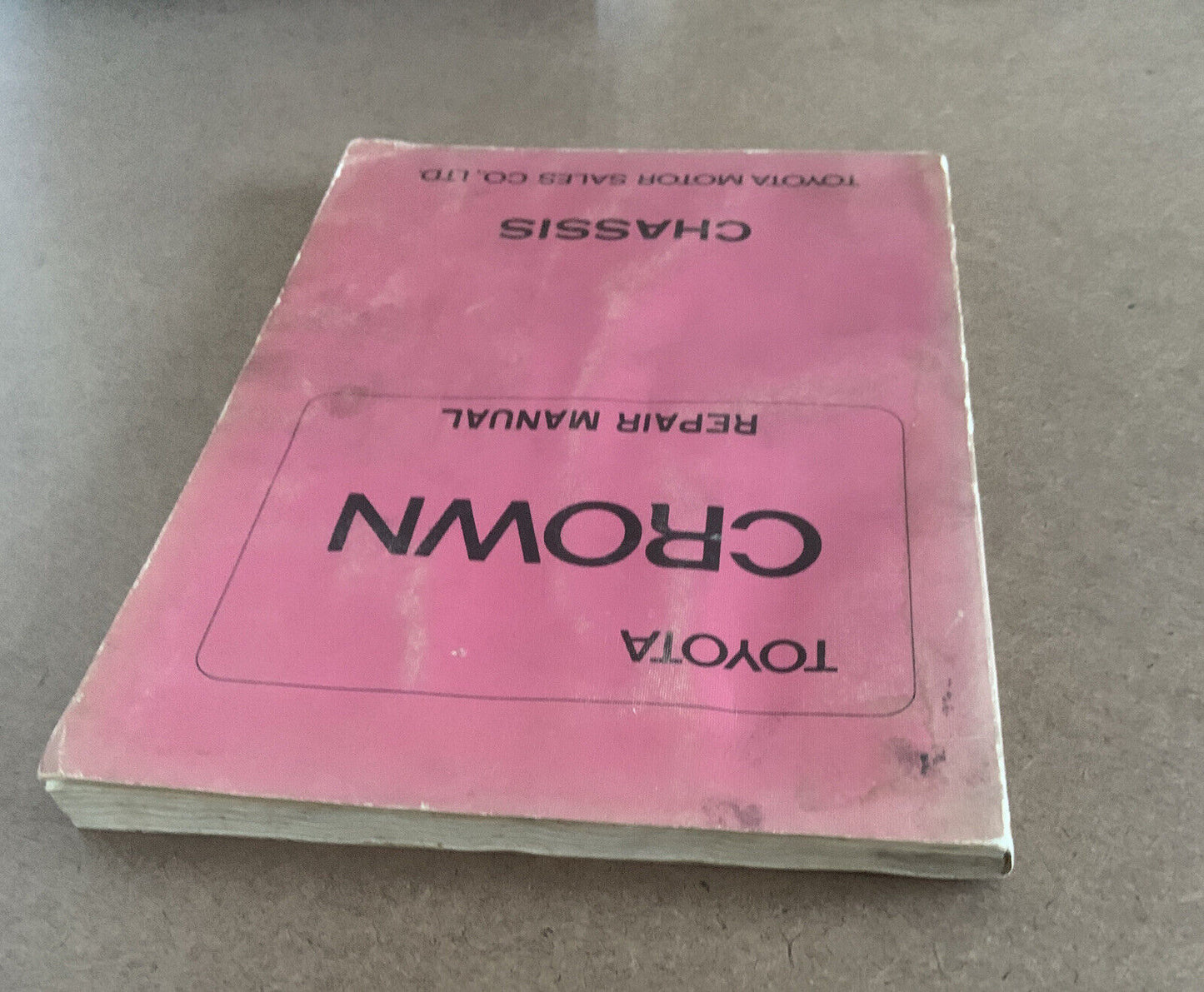 PB Toyota CROWN Chassis REPAIR MANUAL suit Owner for Car Service & Maintenance