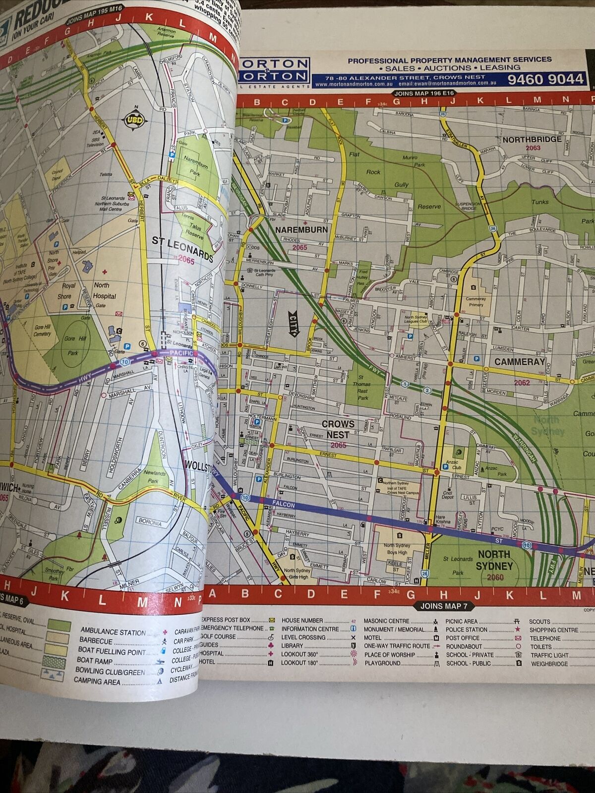 PB UBD 2001 Sydney and Blue Mountains Street Directory 37th Edition Large Maps
