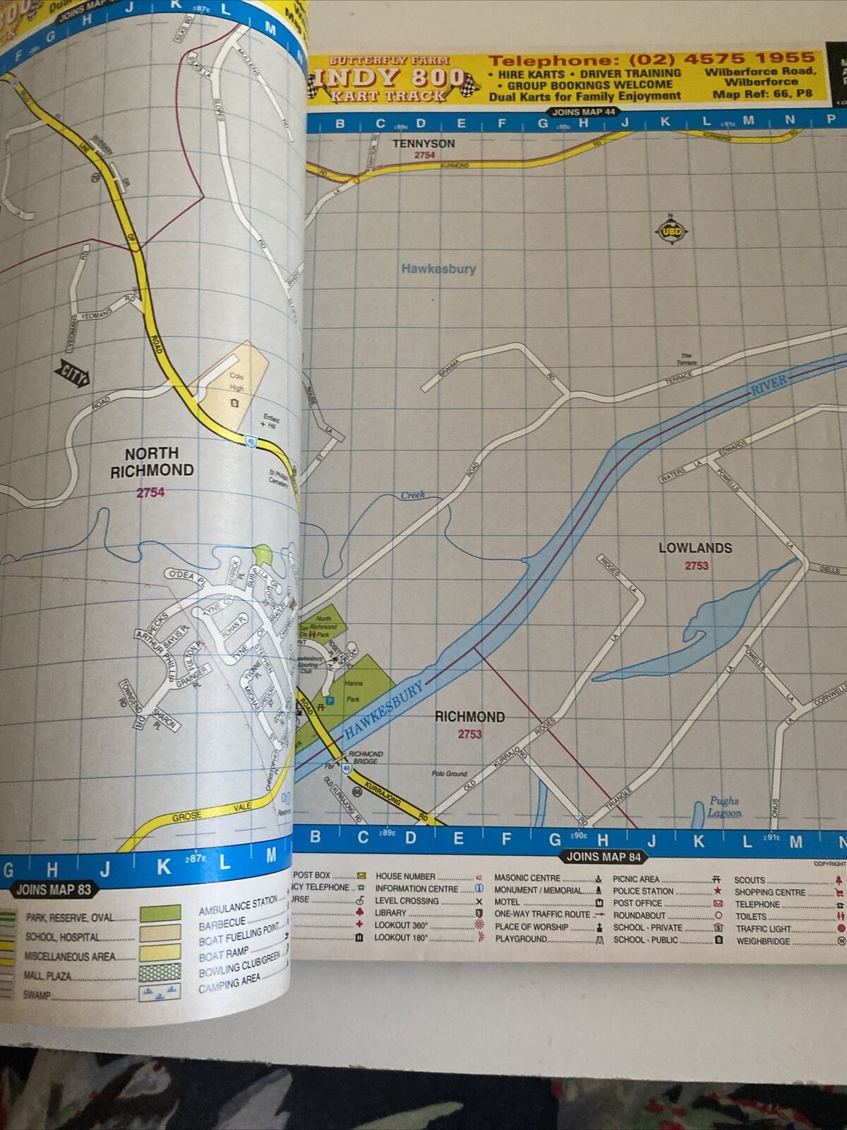 PB UBD 2001 Sydney and Blue Mountains Street Directory 37th Edition Large Maps