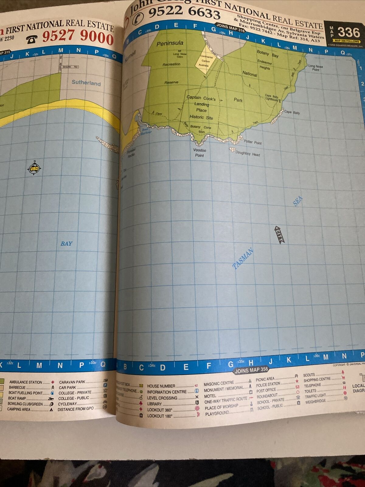 PB UBD 2001 Sydney and Blue Mountains Street Directory 37th Edition Large Maps