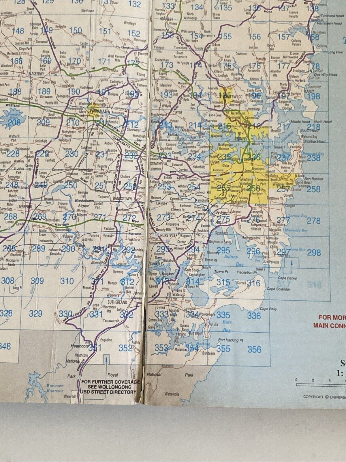 PB UBD 2001 Sydney and Blue Mountains Street Directory 37th Edition Large Maps
