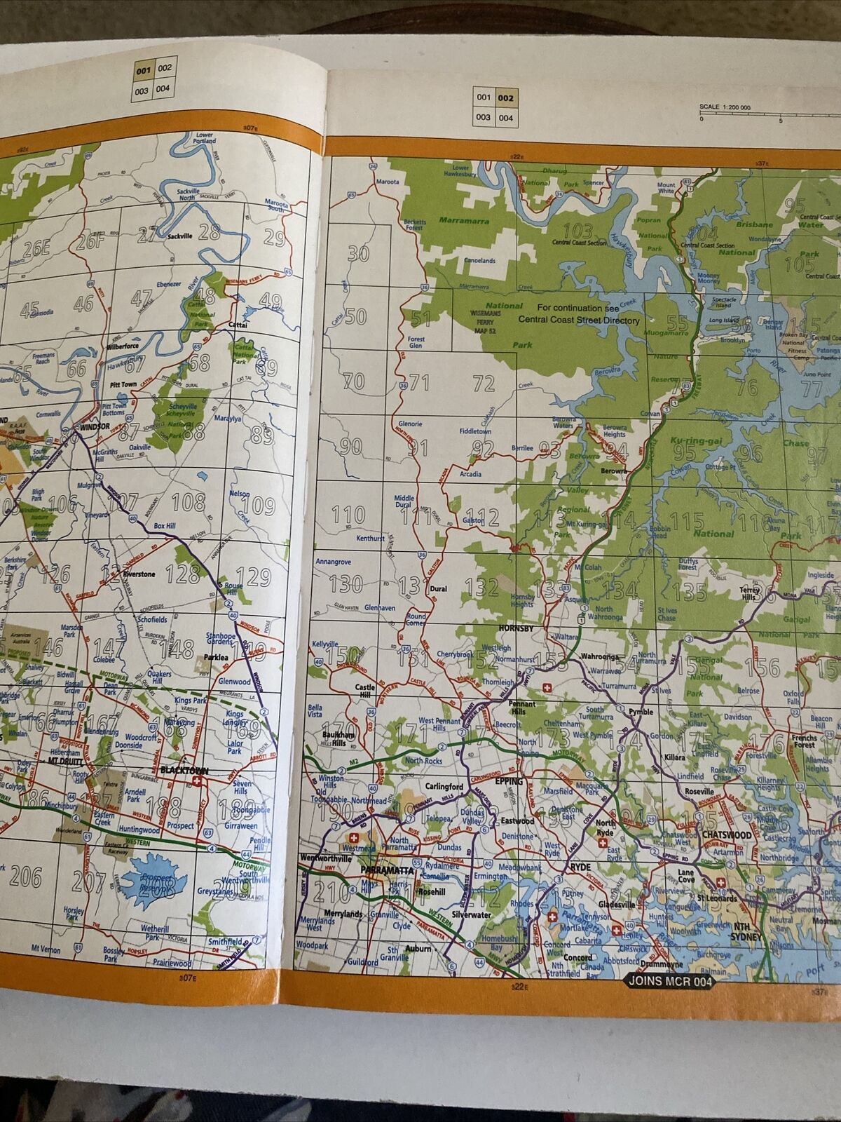 PB UBD 2001 Sydney and Blue Mountains Street Directory 37th Edition Large Maps