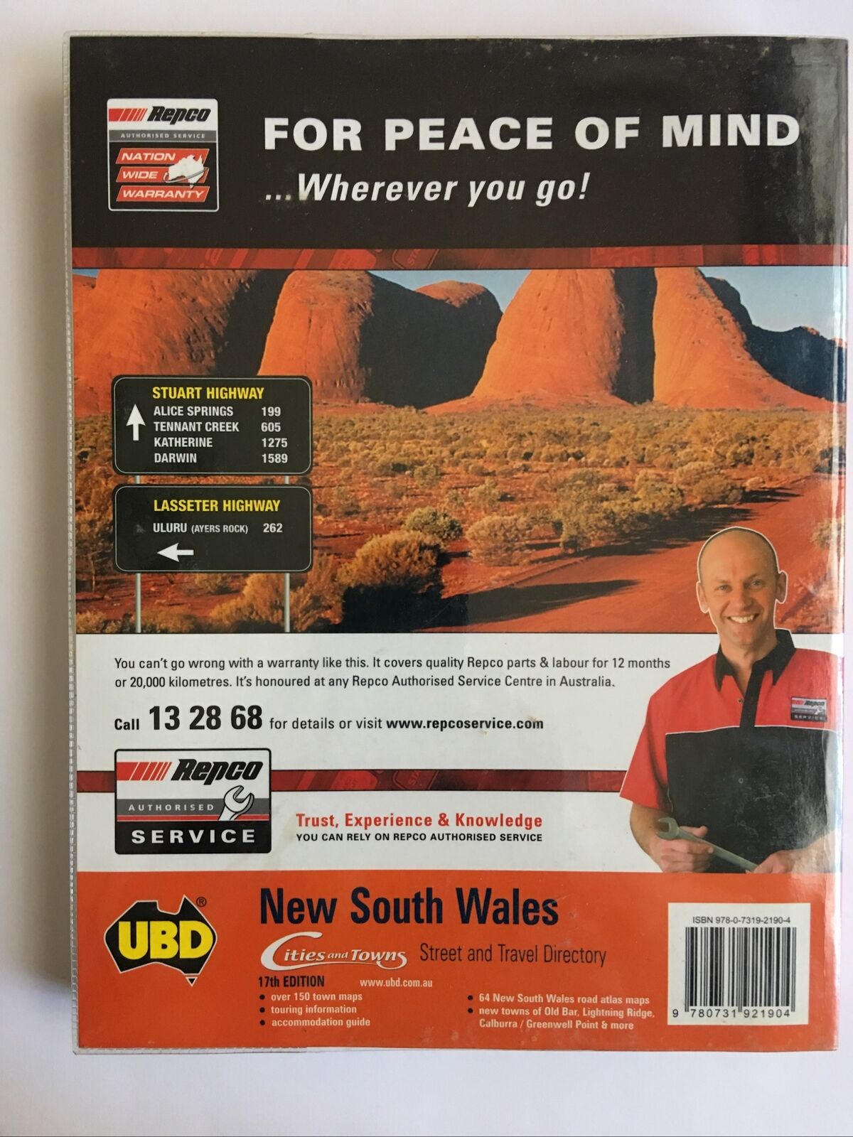 UBD New South Wales Cities and Towns Street & Travel Directory 17th Ed 2009 NSW