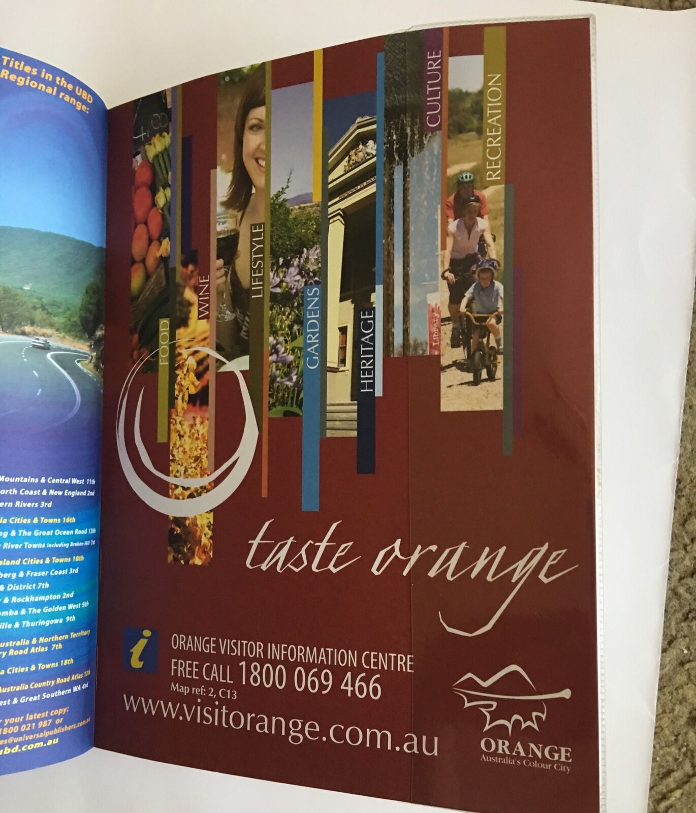 UBD New South Wales Cities and Towns Street & Travel Directory 17th Ed 2009 NSW