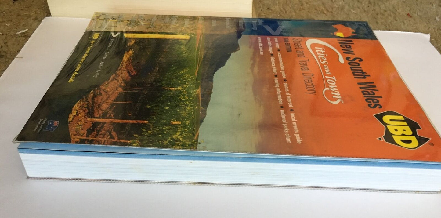 UBD New South Wales Cities and Towns Street & Travel Directory 17th Ed 2009 NSW