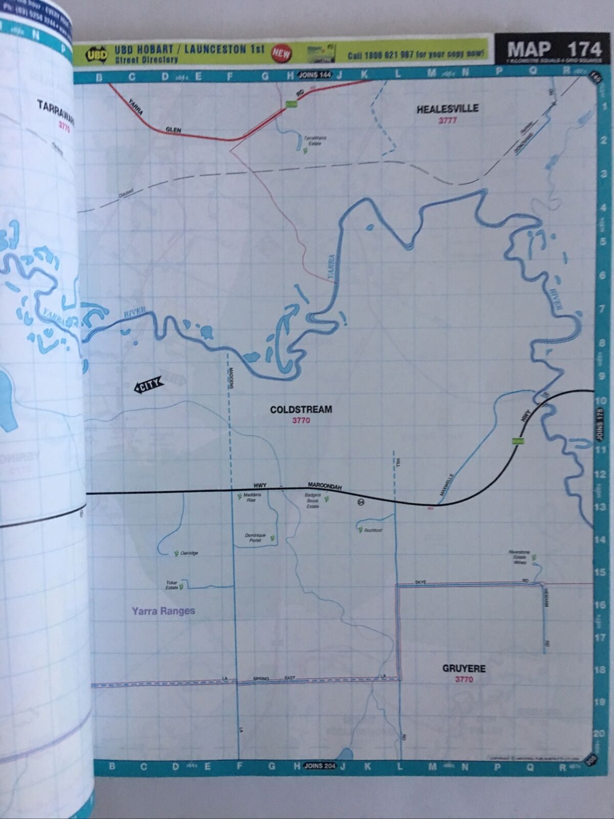 PB UBD 2009 Melbourne Street Directory by UBD PB Book 2008 Unused Condition Maps