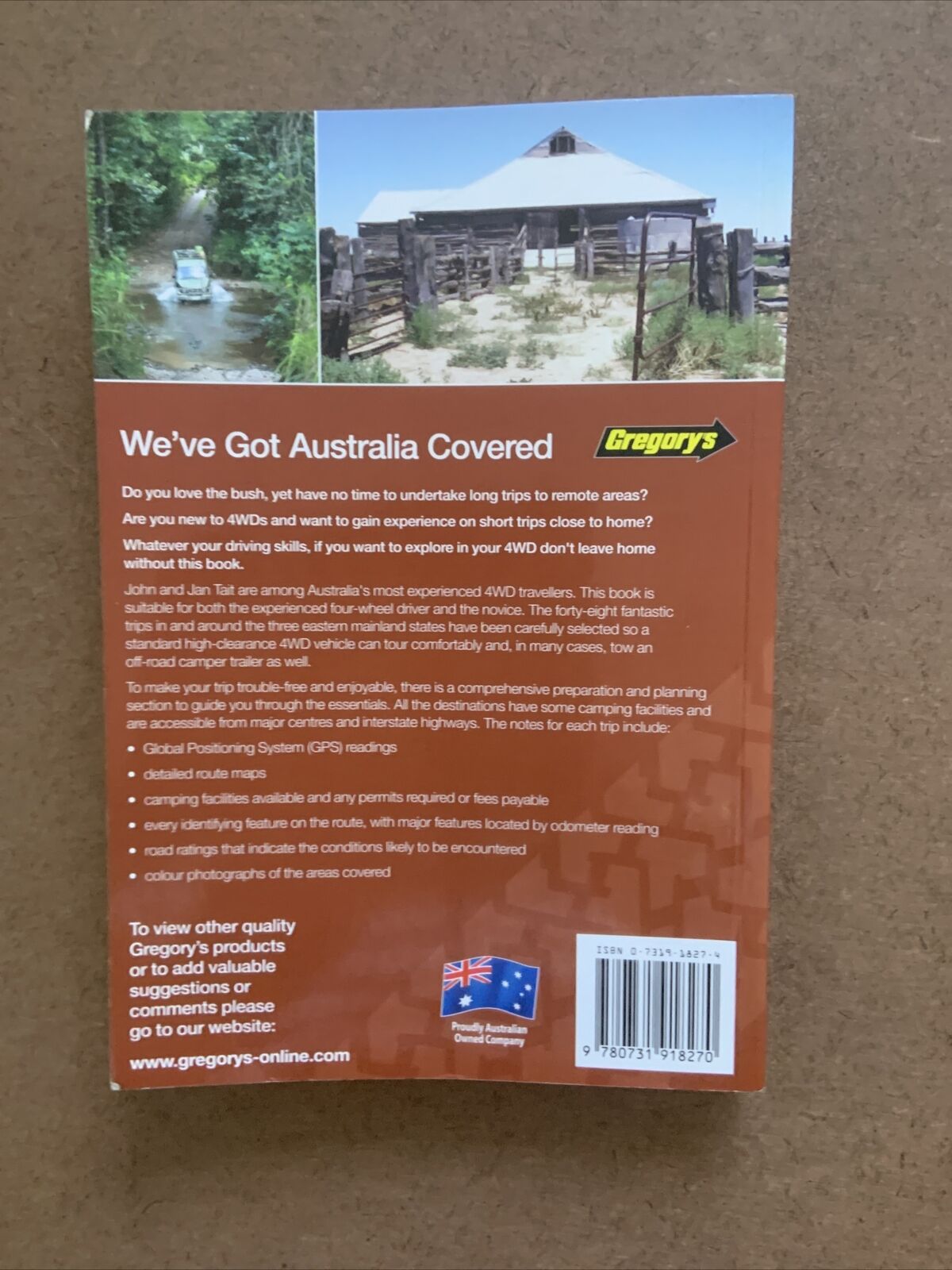 PB Gregorys 4WD WEEKENDS 48 Short Trips John & Jan Tarit 2005 Australia Travel