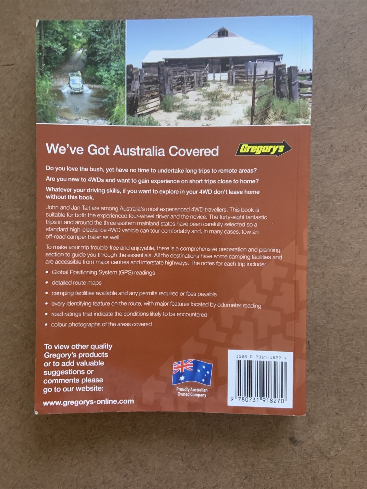 PB Gregorys 4WD WEEKENDS 48 Short Trips John & Jan Tarit 2005 Australia Travel