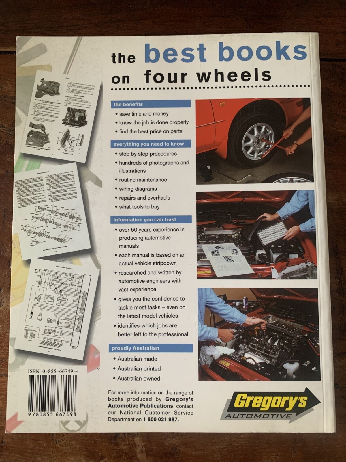 PB Toyota CAMRY APOLLO 1993 - 1997 Gregory's Service Repair Manual No 266 Car