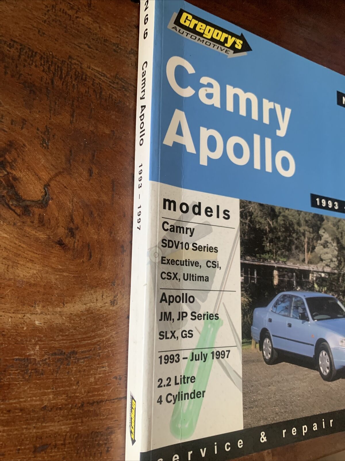 PB Toyota CAMRY APOLLO 1993 - 1997 Gregory's Service Repair Manual No 266 Car