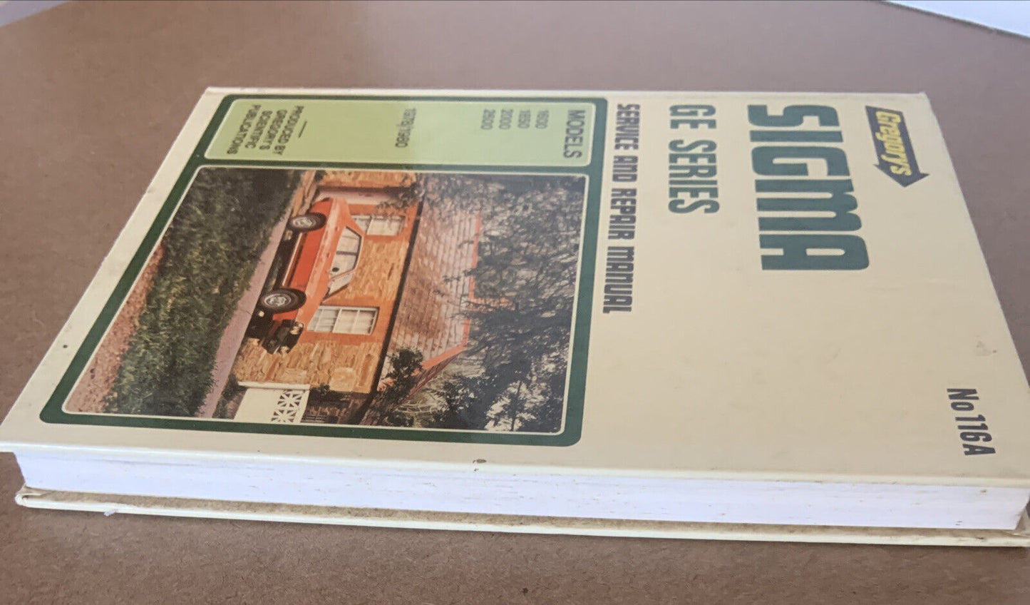 HC Gregorys Mitsubishi SIGMA GE Series Service Repair Manual No 116A 1978-1980