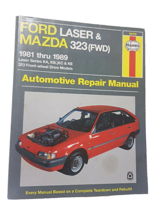 PB FORD LASER & MAZDA 323 (FWD) Australian Automotive Repair Manual 1981 to 1989