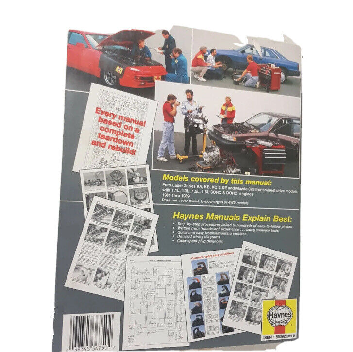 PB FORD LASER & MAZDA 323 (FWD) Australian Automotive Repair Manual 1981 to 1989