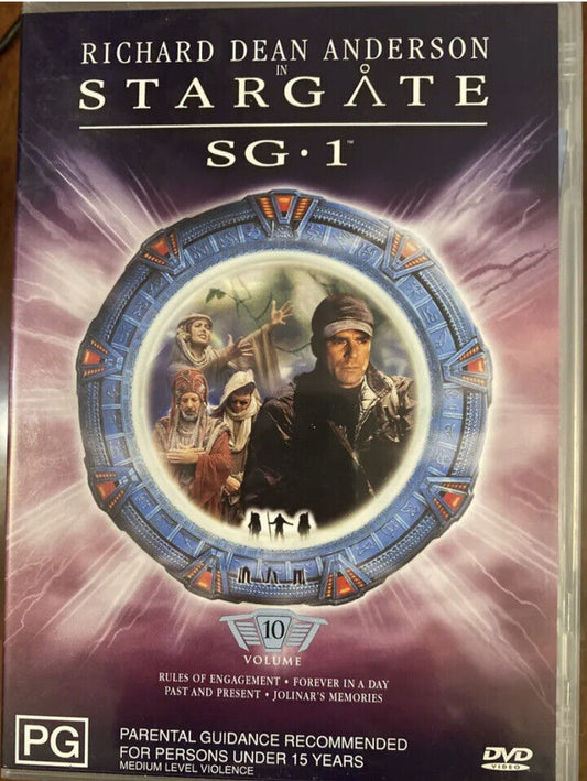 DVD Stargate SG 1 Season 3 Vol 10 Ep 9 12 Aliens Outer Space Sci Fi Action