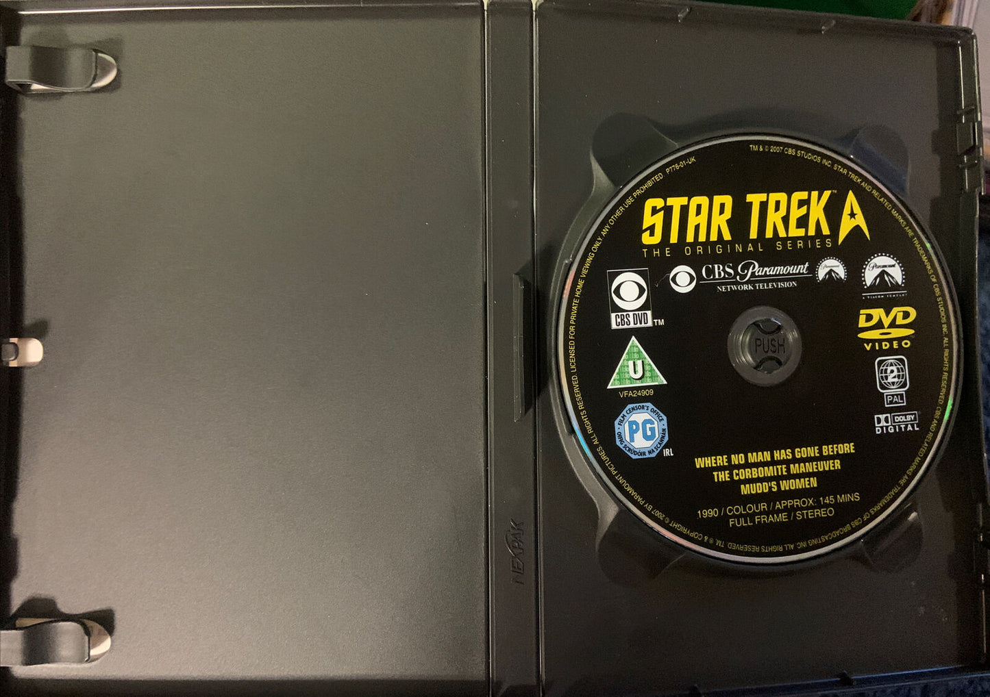 DVD STAR TREK The Original Series TOS 01 2007 PG Sci Fi 3 Episodes New Disc Cult