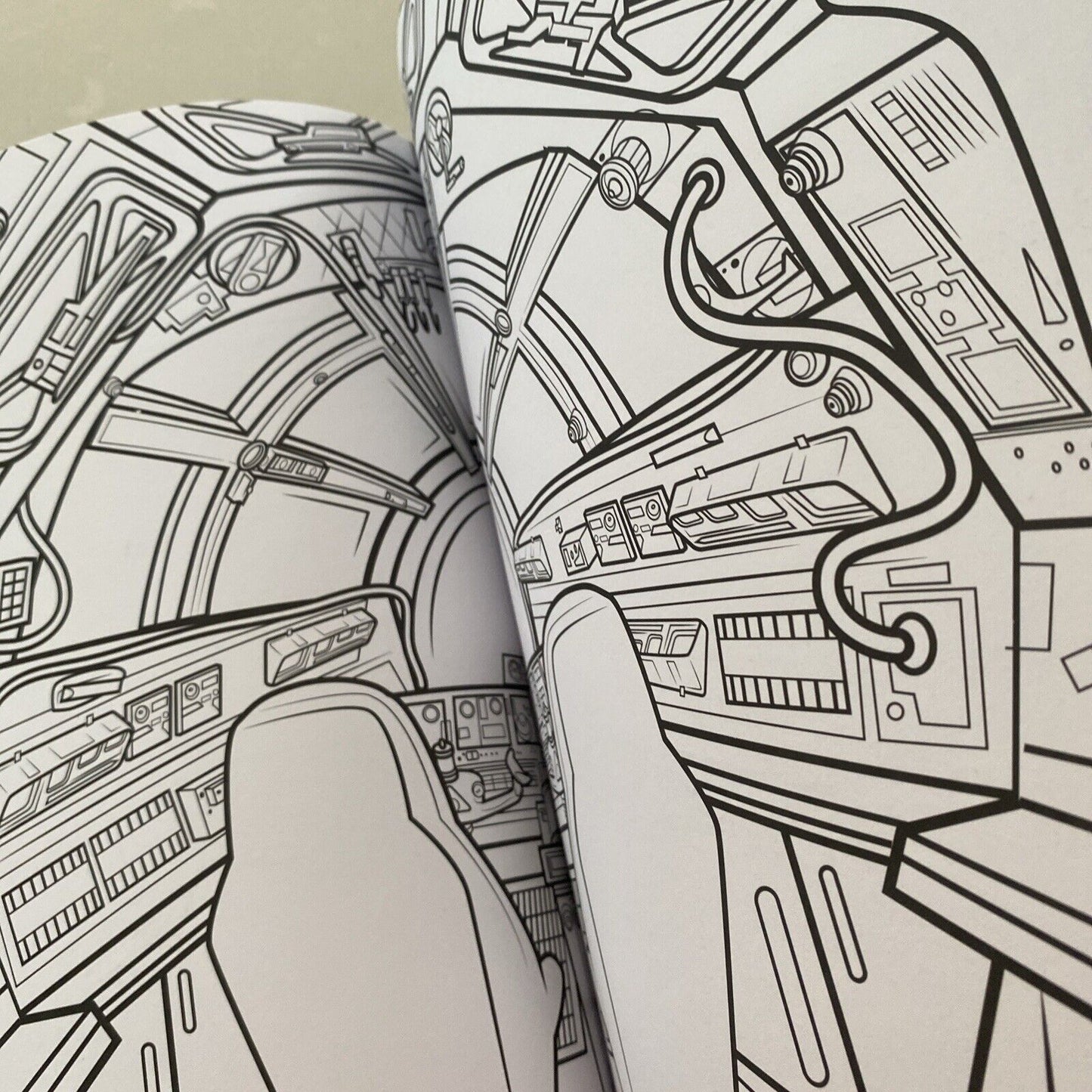 STAR WARS The Dark Side and the Light Side Colouring Book PB 2015 3 Are Coloured