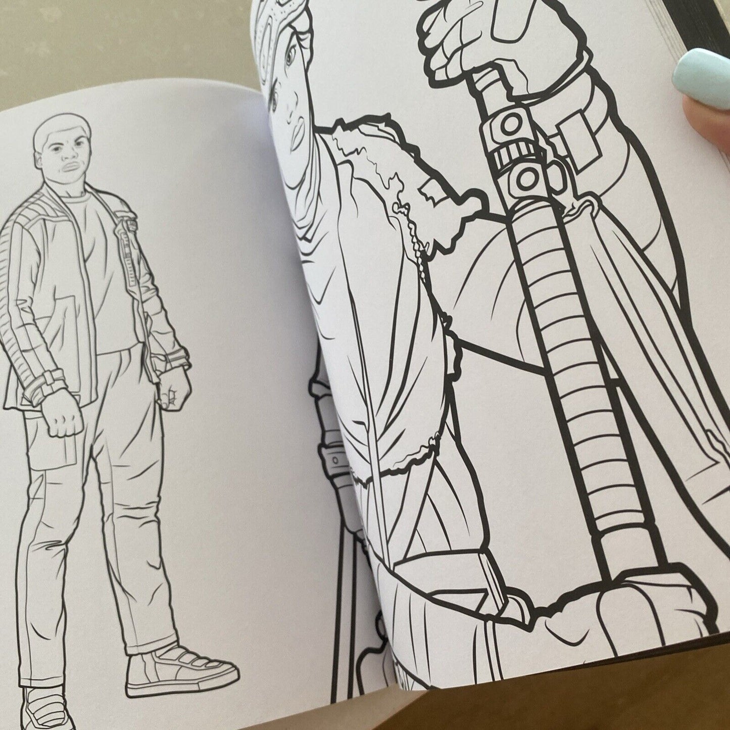 STAR WARS The Dark Side and the Light Side Colouring Book PB 2015 3 Are Coloured