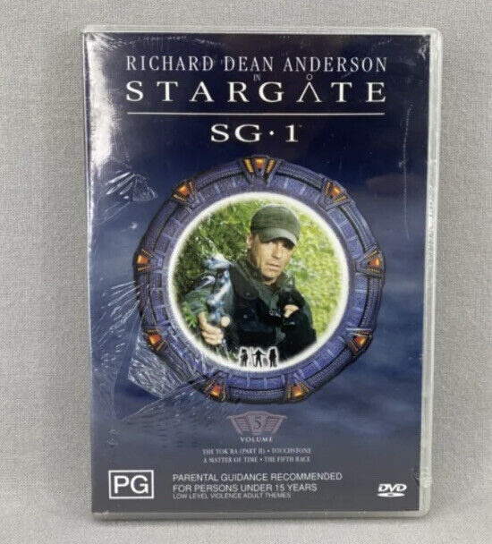 DVD Stargate SG 1 Vol 5 Richard Dean Anderson R4 Sci Fi Action 4 Episodes