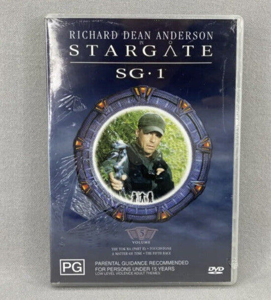DVD Stargate SG 1 Vol 5 Richard Dean Anderson R4 Sci Fi Action 4 Episodes