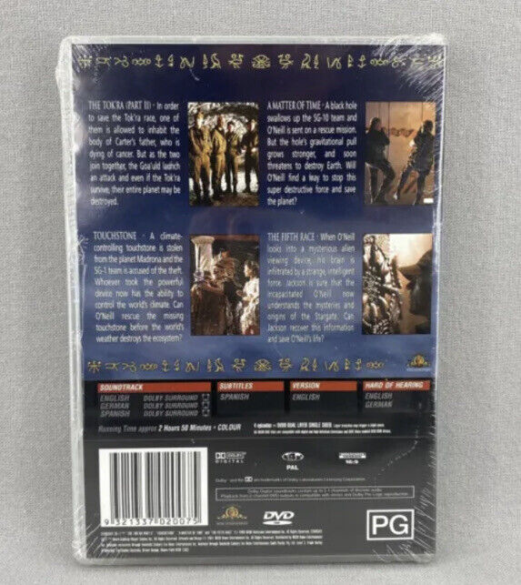 DVD Stargate SG 1 Vol 5 Richard Dean Anderson R4 Sci Fi Action 4 Episodes