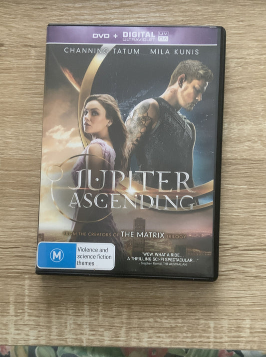 JUPITER ASCENDING DVD + DIGITAL  R4  Channing Tatum Mika Kunis Sci Fi Movie