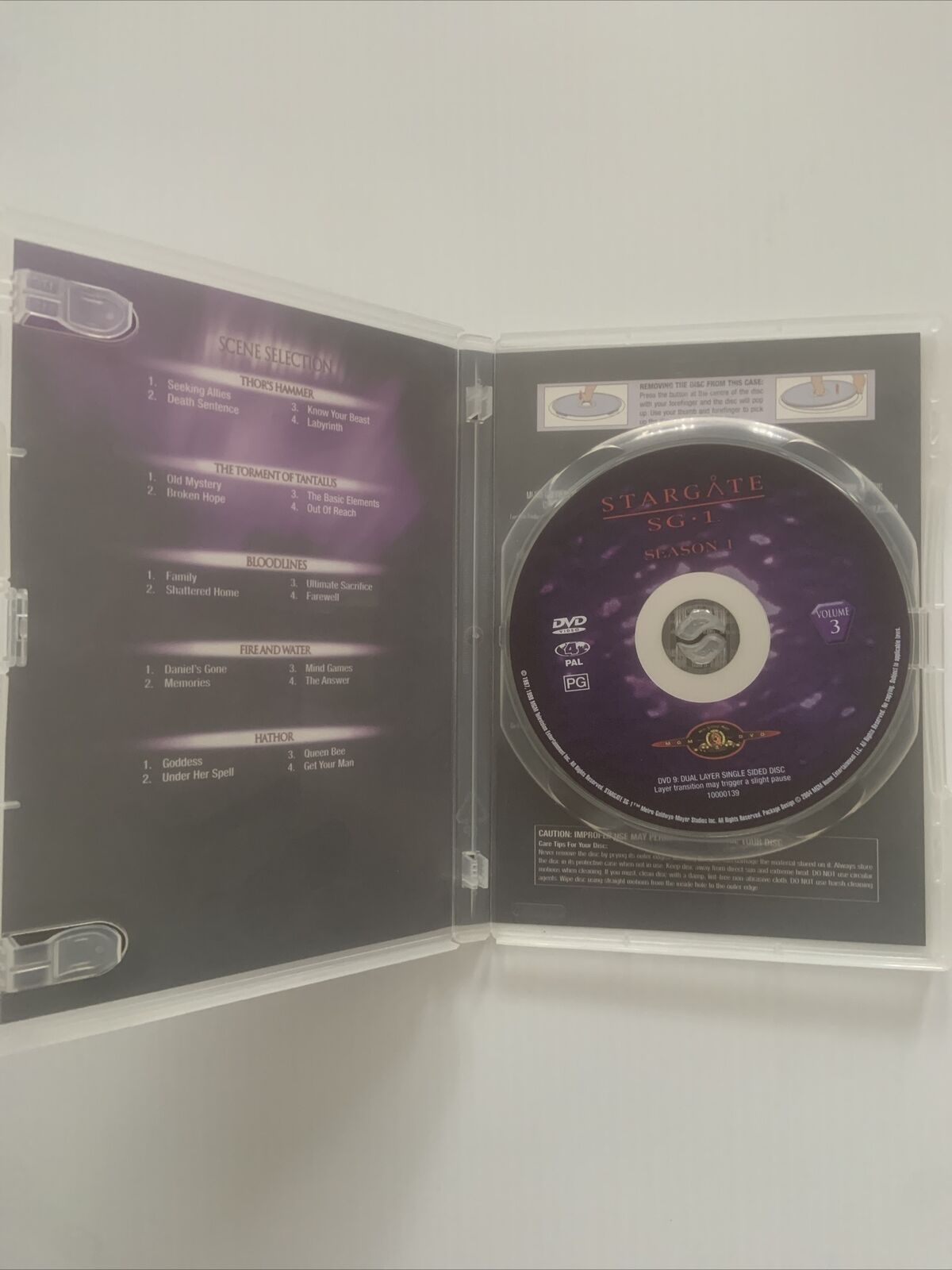 DVD STARGATE SG 1 SEASON 1 VOL 3 Episodes 9 13 Pal R4 Richard Dean Anderson