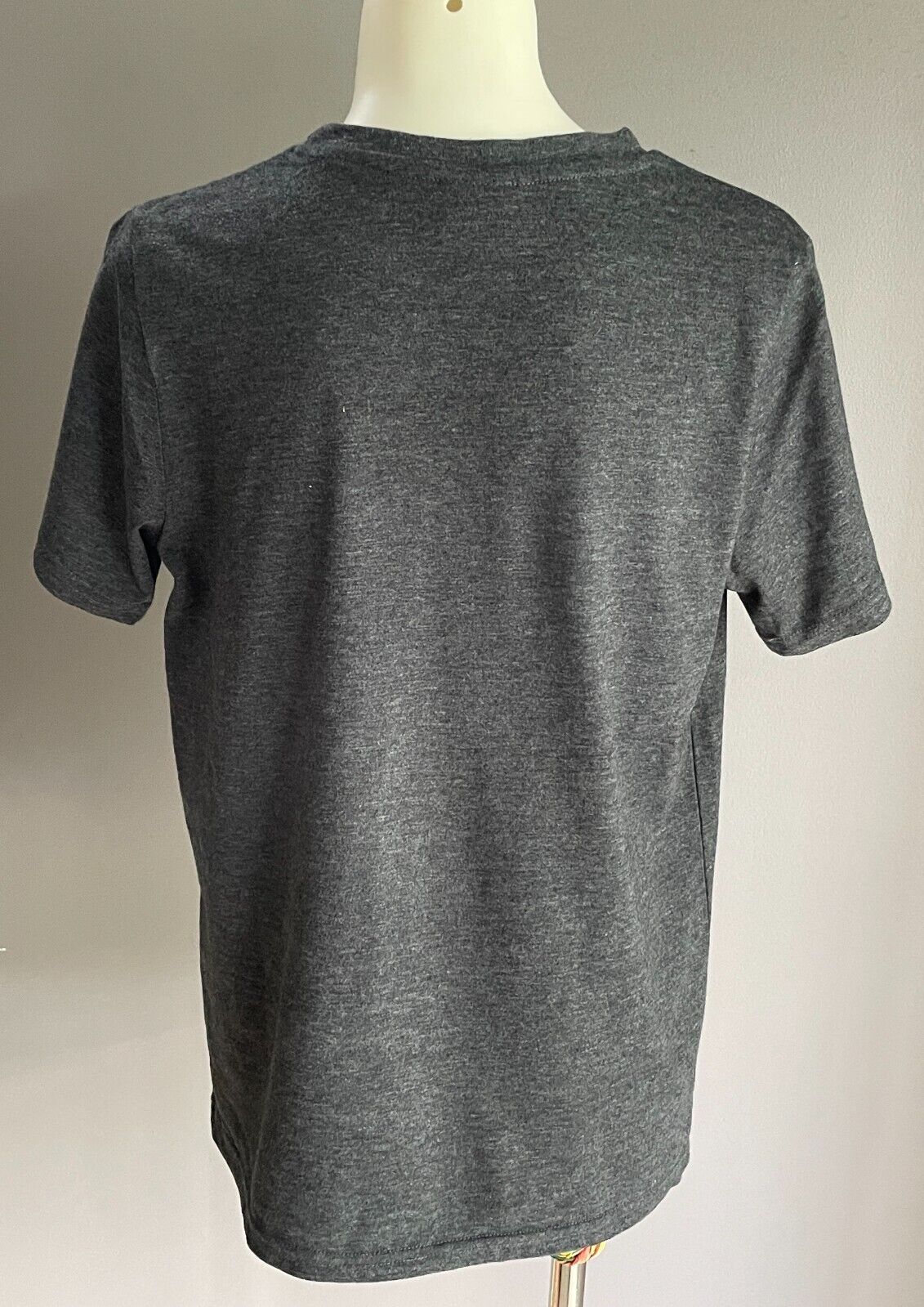STAR WARS Unisex Grey Marl Rogue One Print T-Shirt Size 12 Short Sleeves
