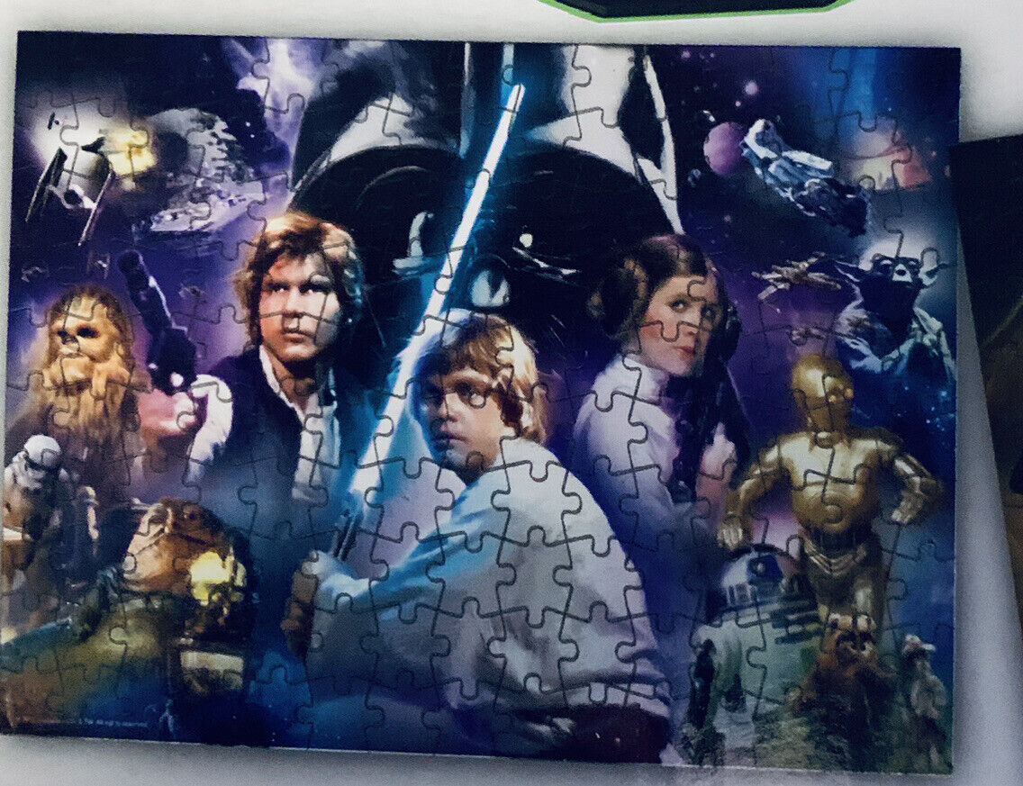 STAR WARS Super 3D Jigsaw Puzzle 5 Pack  Cardinal Lucas Film 2013 1 x Open