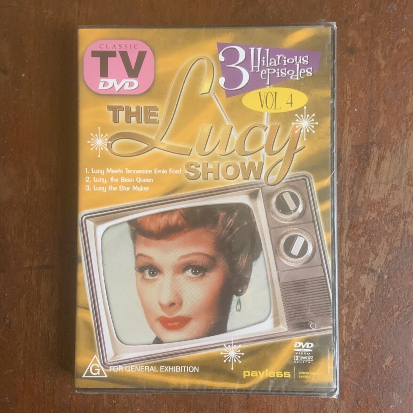 DVD THE LUCY SHOW VOL 4 Slapstick Comedy  3 Hilarious Episodes Lucille Ball NEW