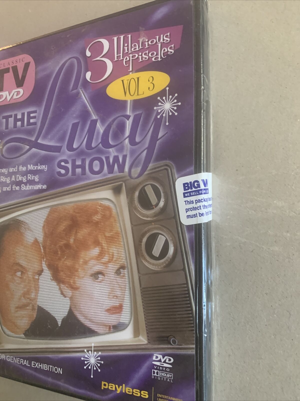 DVD THE LUCY SHOWS Vol 3 3 Hilarious  Episodes Slapstick Sealed Lucille Ball NEW